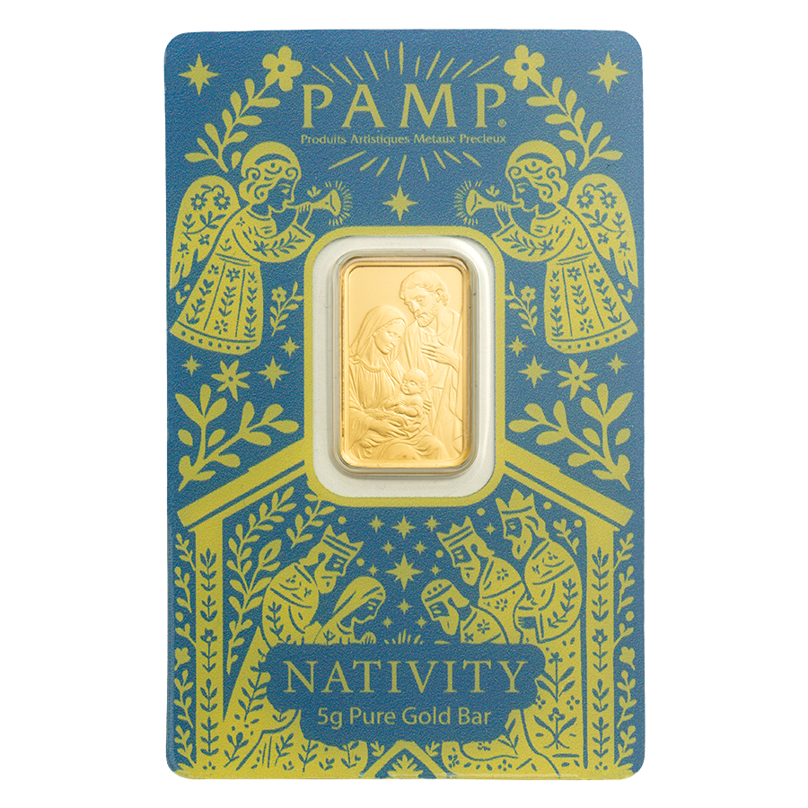 5 gram Gold Bar - The Nativity — photo 1