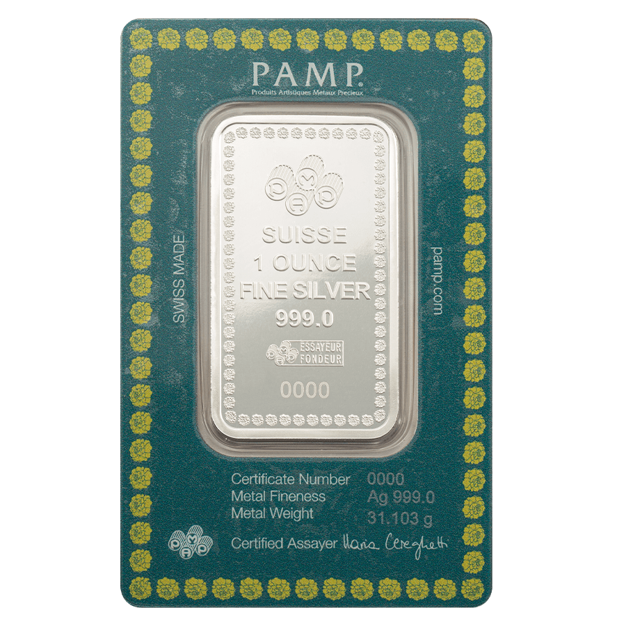 1 ounce Silver Bar - Diwali Lakshmi & Rangoli thumbnail 2