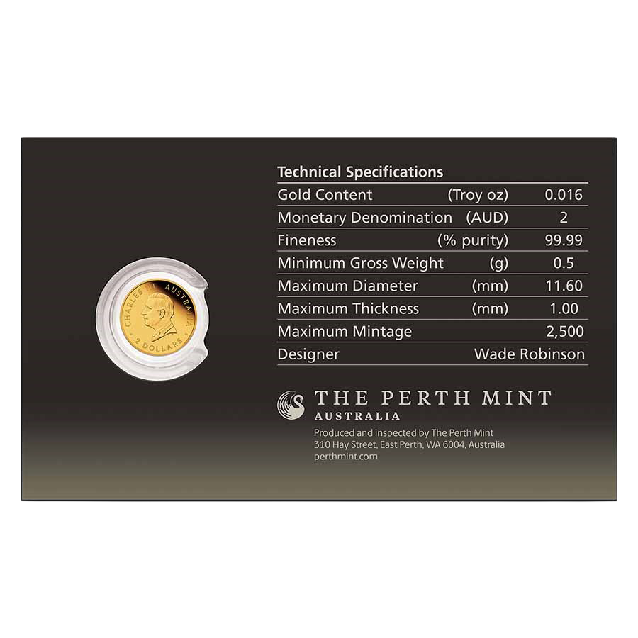 0.5 gram Gold Coin - Kookaburra Proof 2026 thumbnail 2