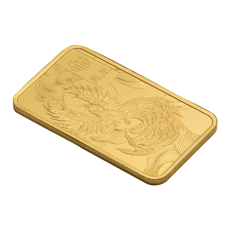 5 gram Gold Bar - Good Luck Phoenix thumbnail 5