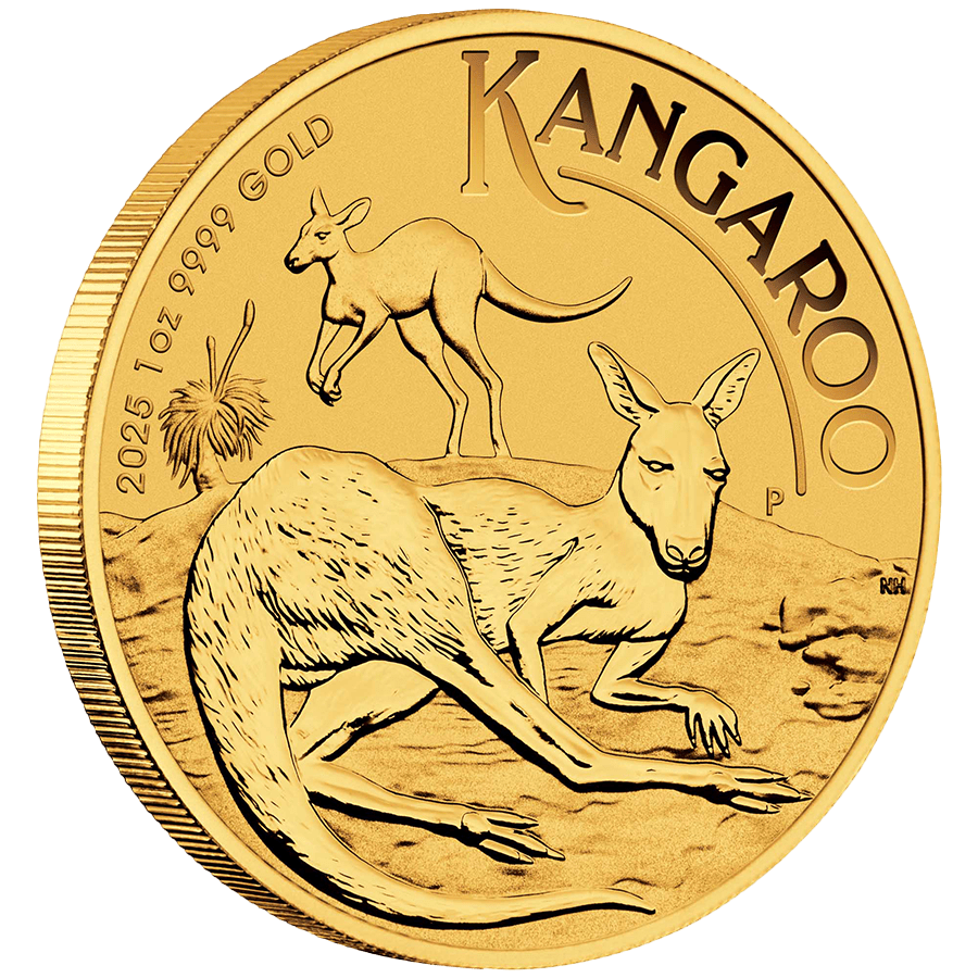 1 ounce Gold Coin - Australia Kangaroo 2025 thumbnail 3