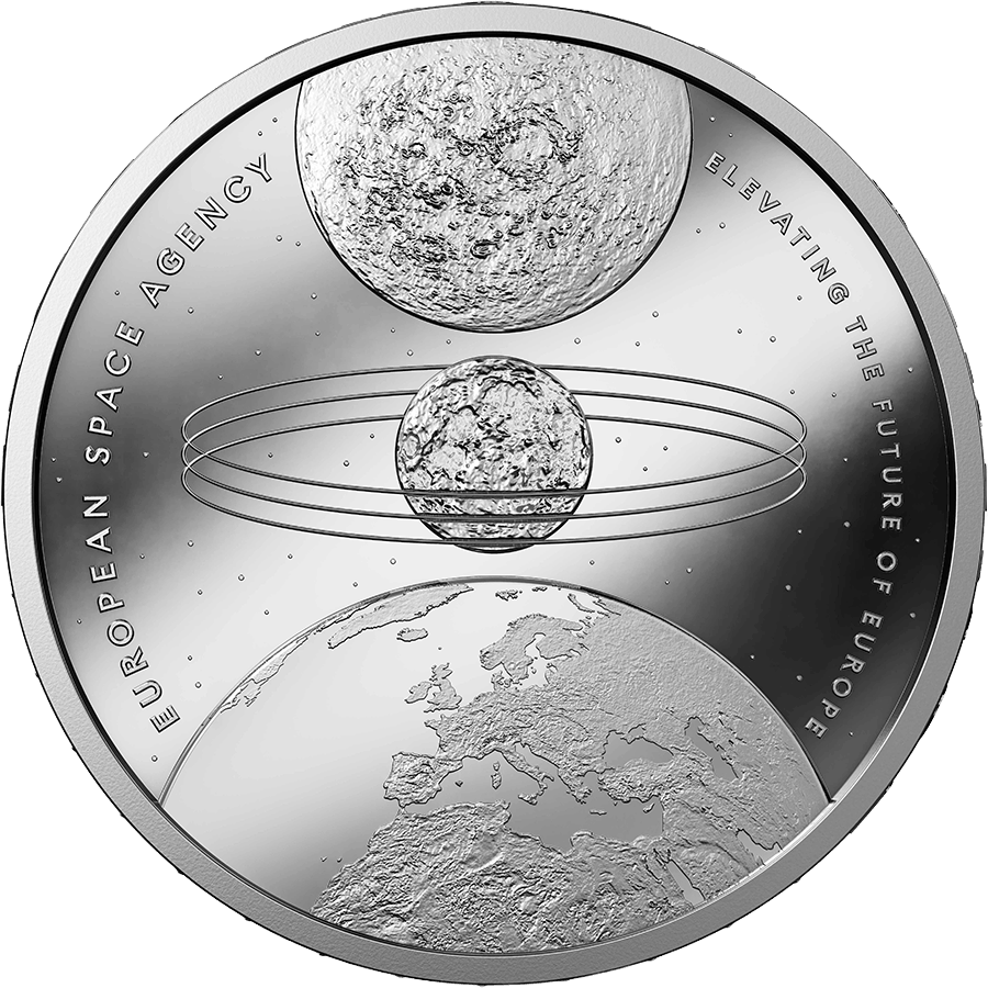 20 gram Silver Coin - European Space Agency ESA thumbnail 2