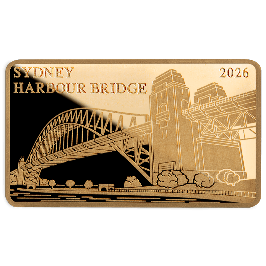 1/200 oz Gold Bar - Landmarks of the World - Sydney Bridge — photo 1