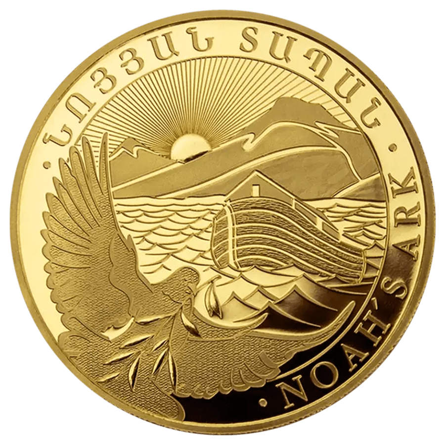1/2 ounce Gold Coin - Armenia Noah's Ark 2026 thumbnail 3