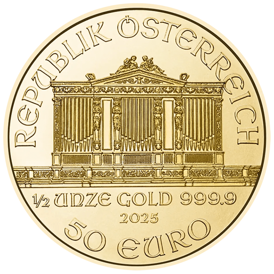 1/2 ounce Gold Coin - Philharmonic 2025 thumbnail 2