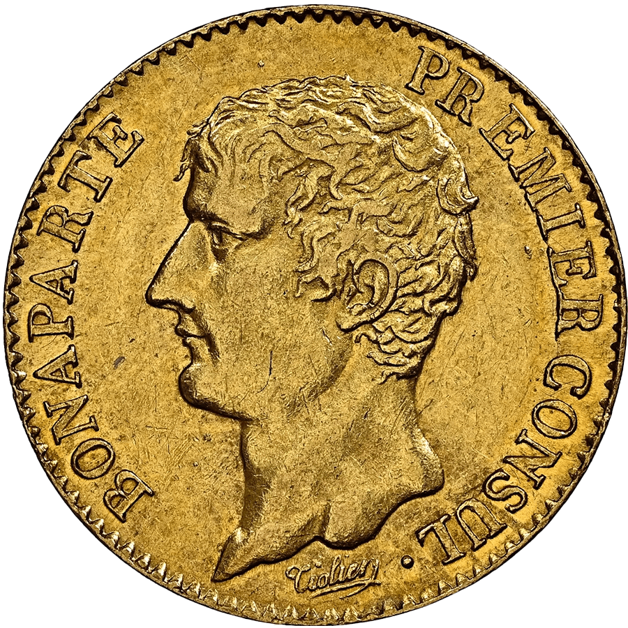 20 French Francs Gold Coin - 1799-1804 Napoleon AN 12-14 — photo 1