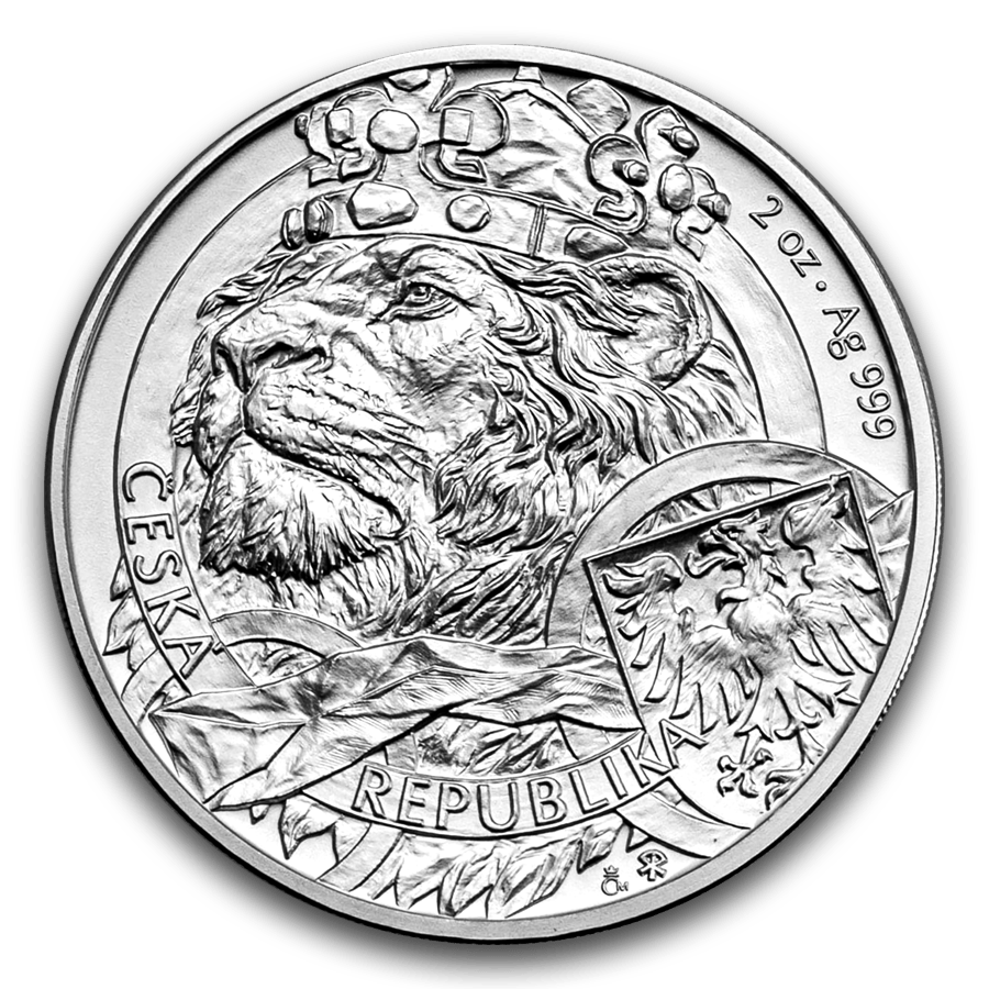 2 ounce Silver Coin - Czech Lion 2025 — photo 1