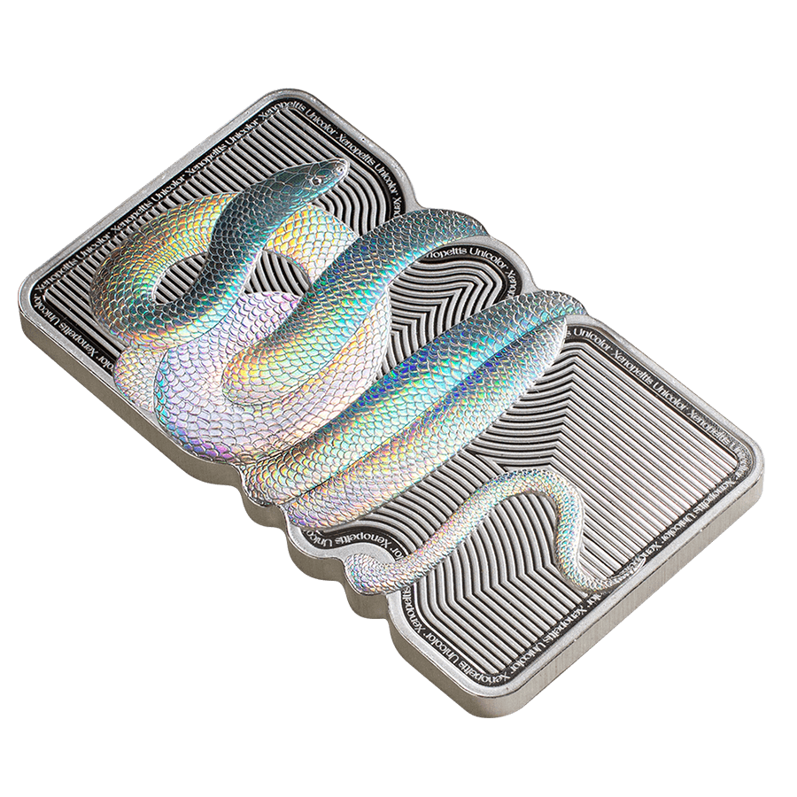 1 ounce Silver Bar – Nature’s Grip Sunbeam Snake​ thumbnail 5
