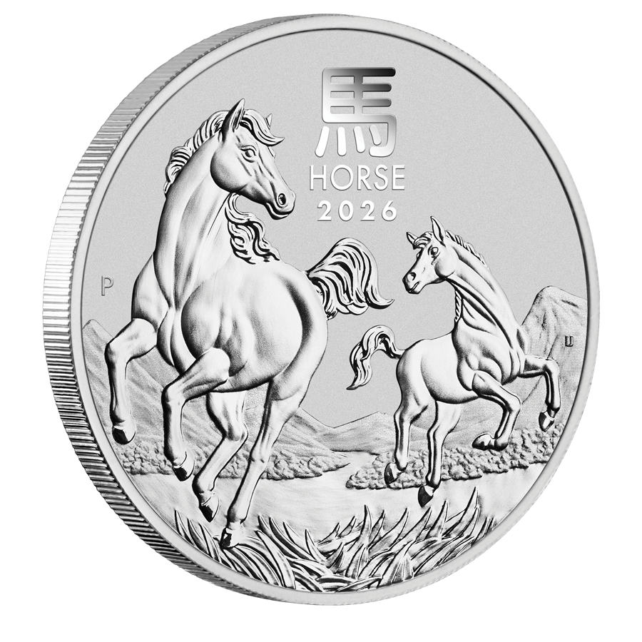 1/2 ounce Silver Coin - Australian Lunar Horse 2026 (Series III) thumbnail 3