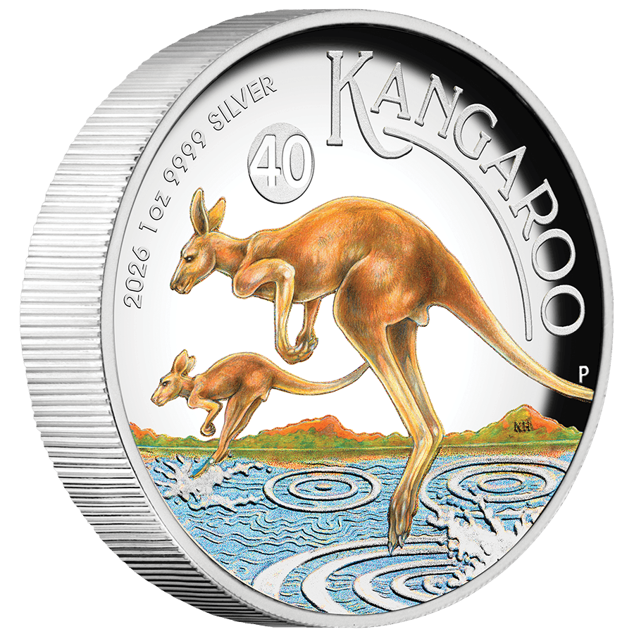 1 ounce Silver Coin - Colorized Kangaroo Proof 2026 thumbnail 5