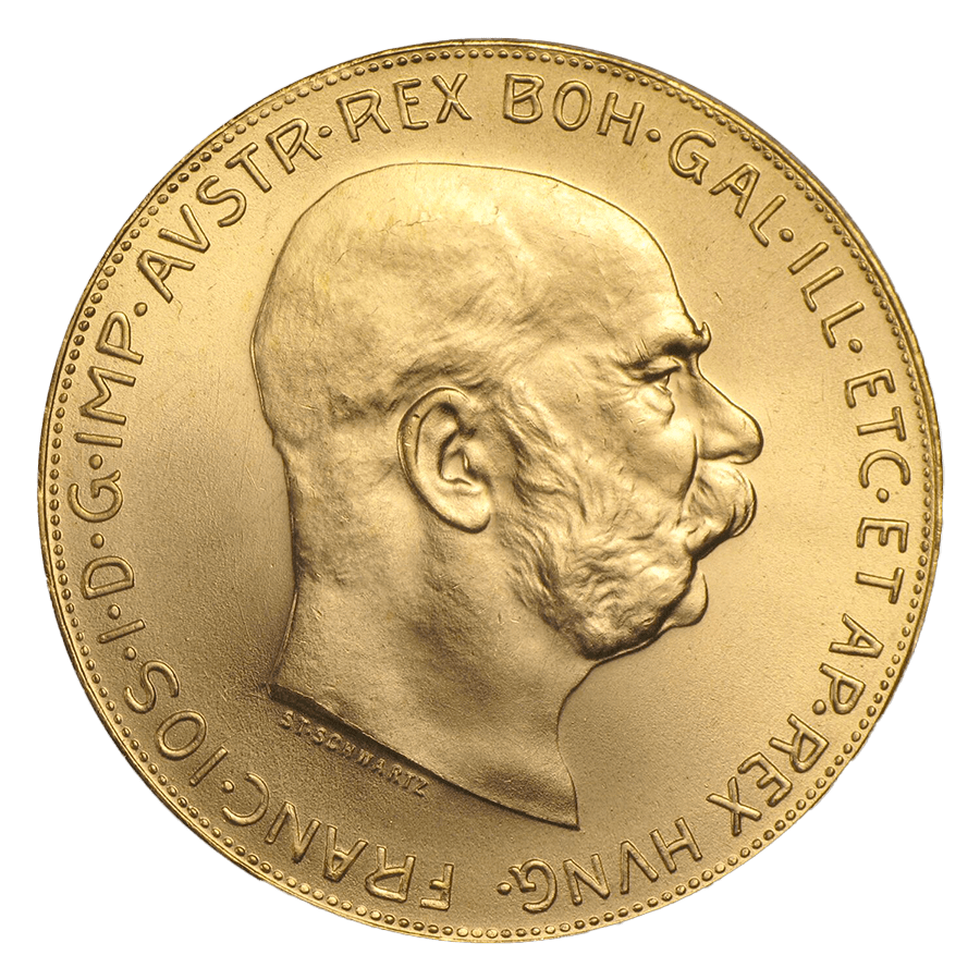 100 Coronas Gold Coin - Austria - Mixed Years — photo 1