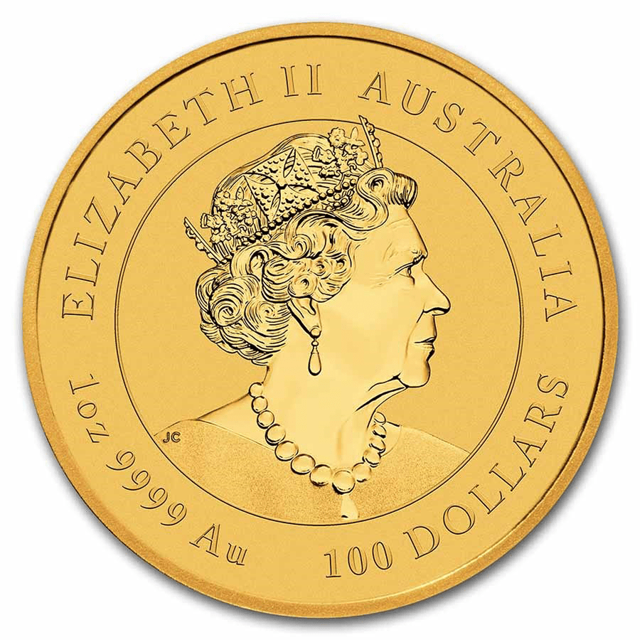 1 ounce Gold Coin - Australia Lunar Rabbit (Series III) thumbnail 2