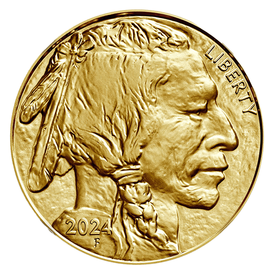 1 ounce Gold Coin -  Buffalo 2024 thumbnail 2