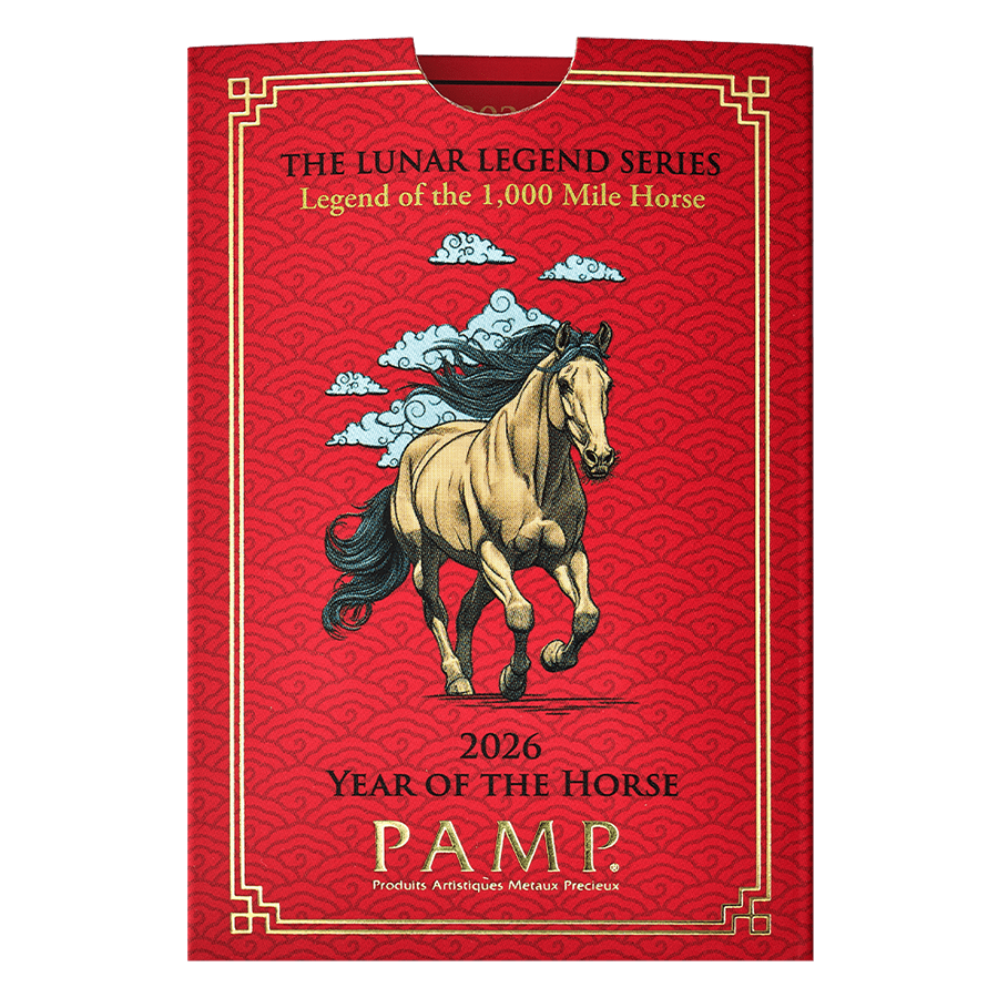 1 ounce Silver Bar - PAMP Suisse Lunar Horse 2026 thumbnail 5