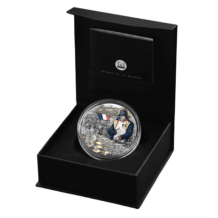 2 ounce Silver Coin - Napoleon Bonaparte thumbnail 3