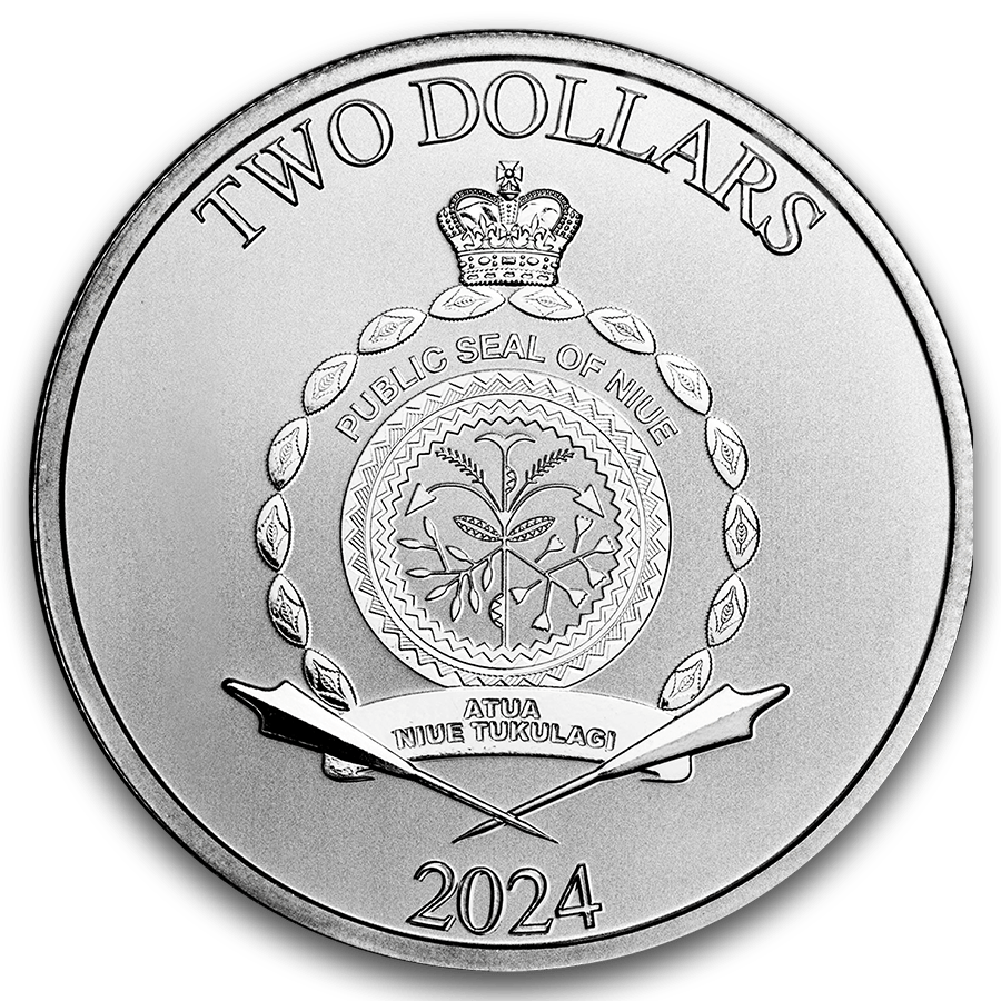 1 ounce Silver Coin - Greek Heroes Perseus 2024 thumbnail 2
