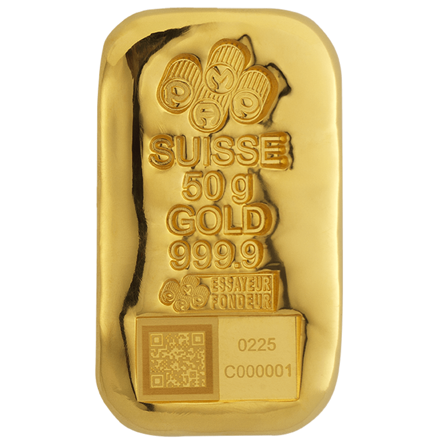 50 gram Gold Bar - PAMP Suisse — photo 1