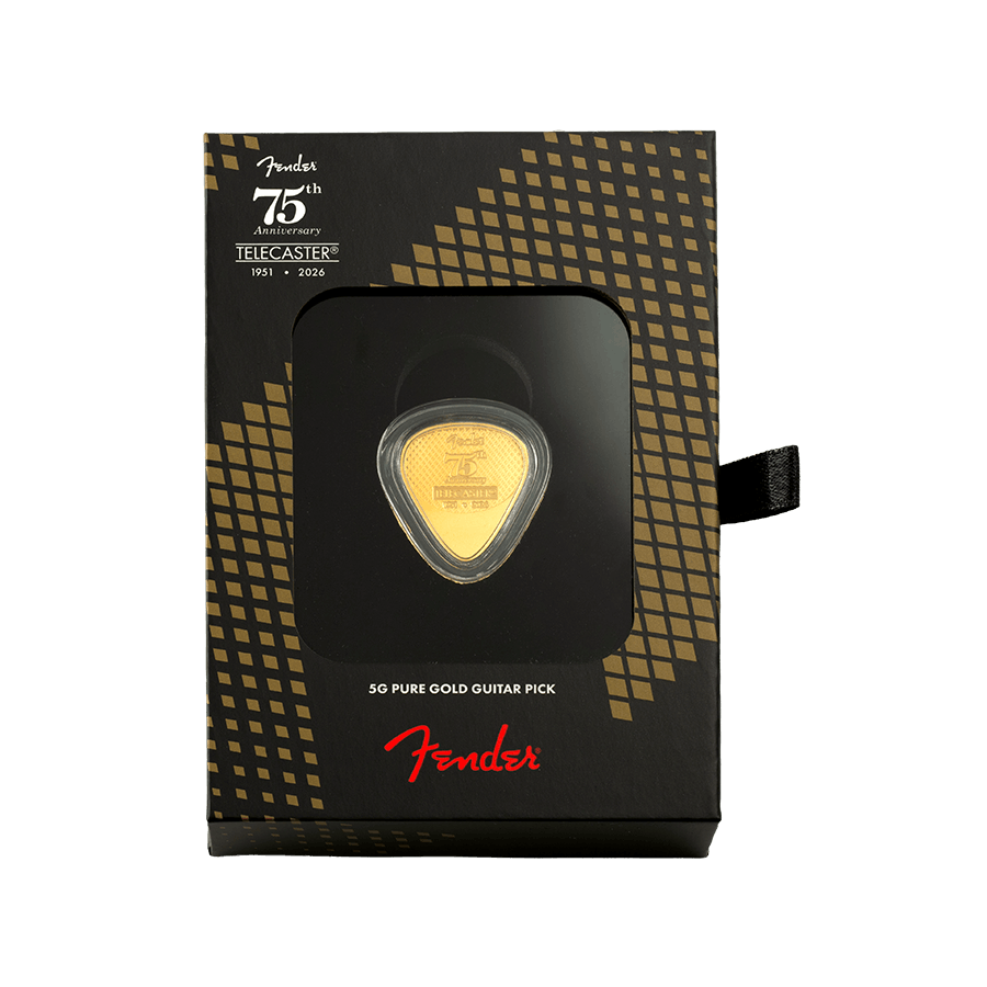 5 gram Gold Bar - Fender Telecaster 75th Anniversary thumbnail 3