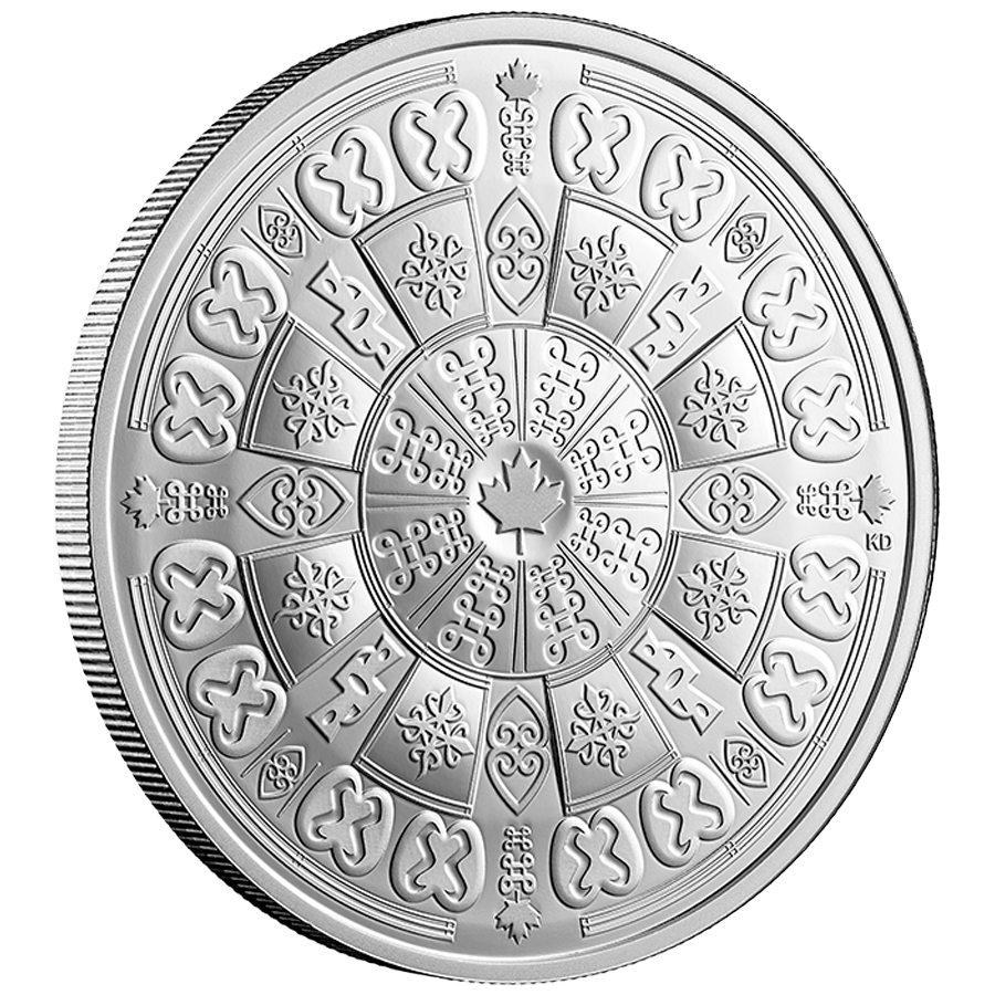 1 ounce Silver Coin - Adinkra Symbols Proof thumbnail 3