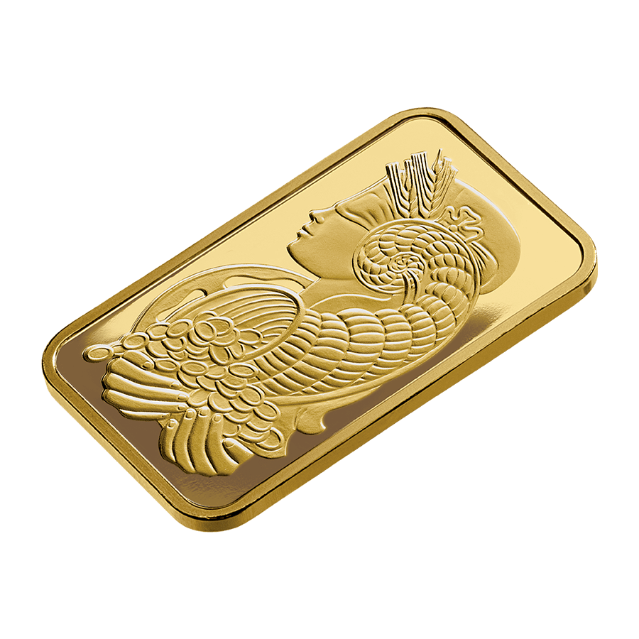 1 ounce Gold Bar - Lady Fortuna Carbon Reduced thumbnail 7