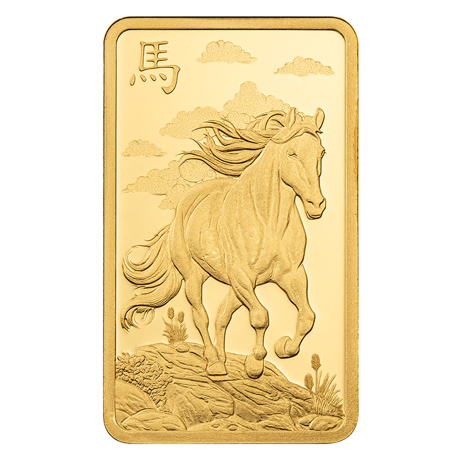 5 gram Gold Bar - PAMP Suisse Lunar Horse 2026 thumbnail 3