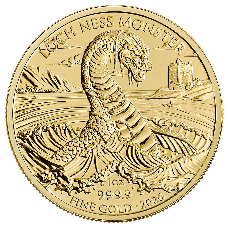 1 ounce Gold Coin - Legend of the Loch Ness — photo 1