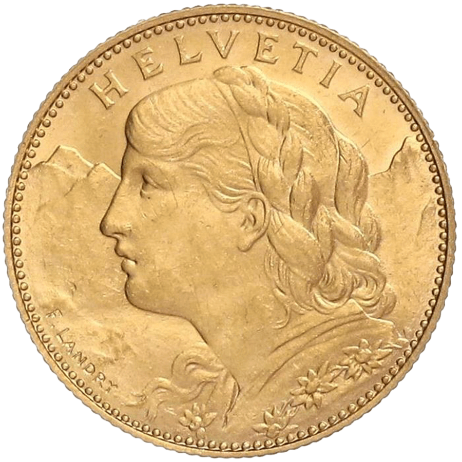 10 Francs Gold Coin - Swiss Vreneli - Mixed Years — photo 1