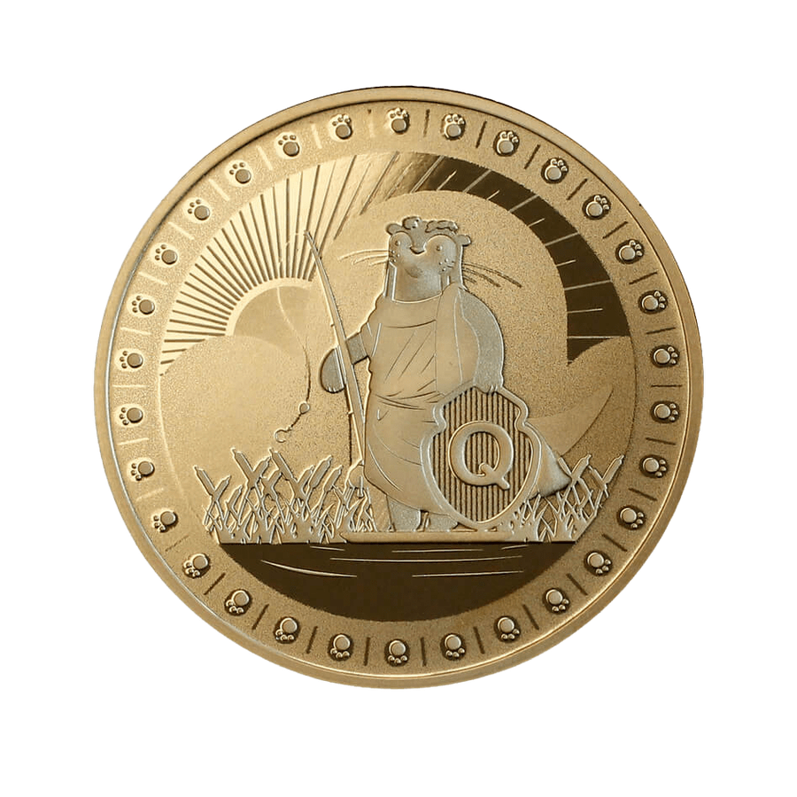 1/4 ounce Gold Circular Ingot - QoQa Edition — photo 1
