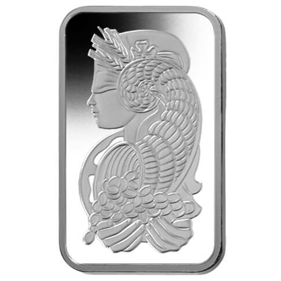 100 gram Fine Palladium Bar 999.5 - PAMP Suisse Lady Fortuna thumbnail 3