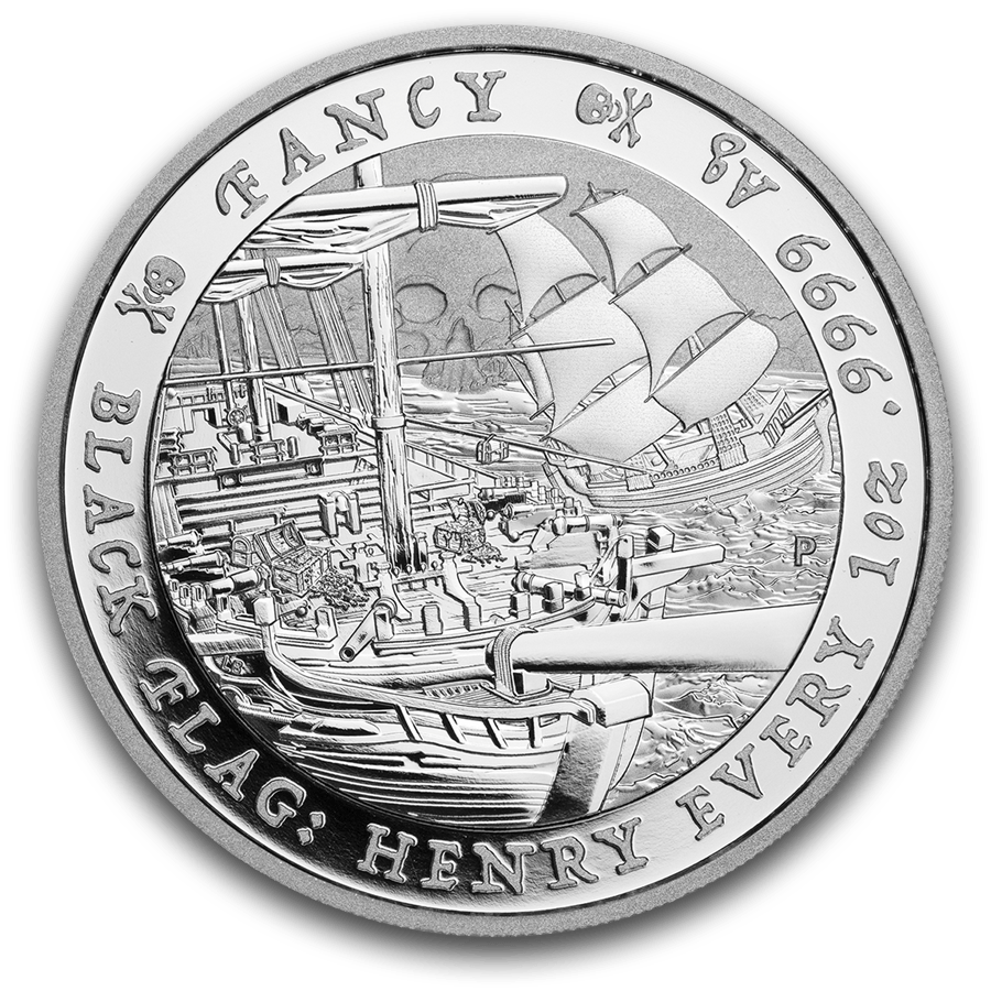 1 ounce Silver Coin - Black Flag The Fancy 2023 — photo 1