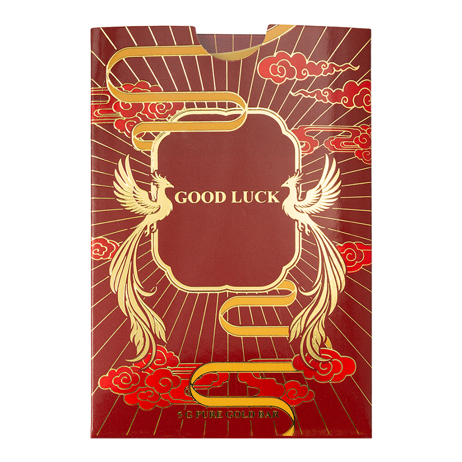 5 gram Gold Bar - Good Luck Phoenix thumbnail 7