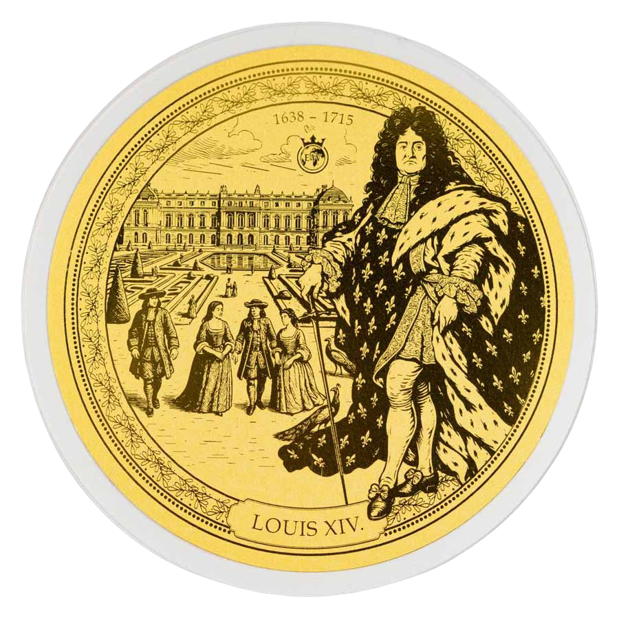 1/100 oz Gold Coin - Emperors of the World - Louis XIV 2026 thumbnail 3