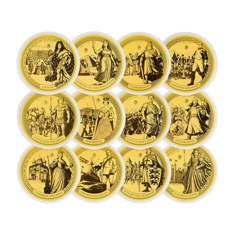 12 Coin-Gold-Set - Emperors of the World 2026 — photo 1