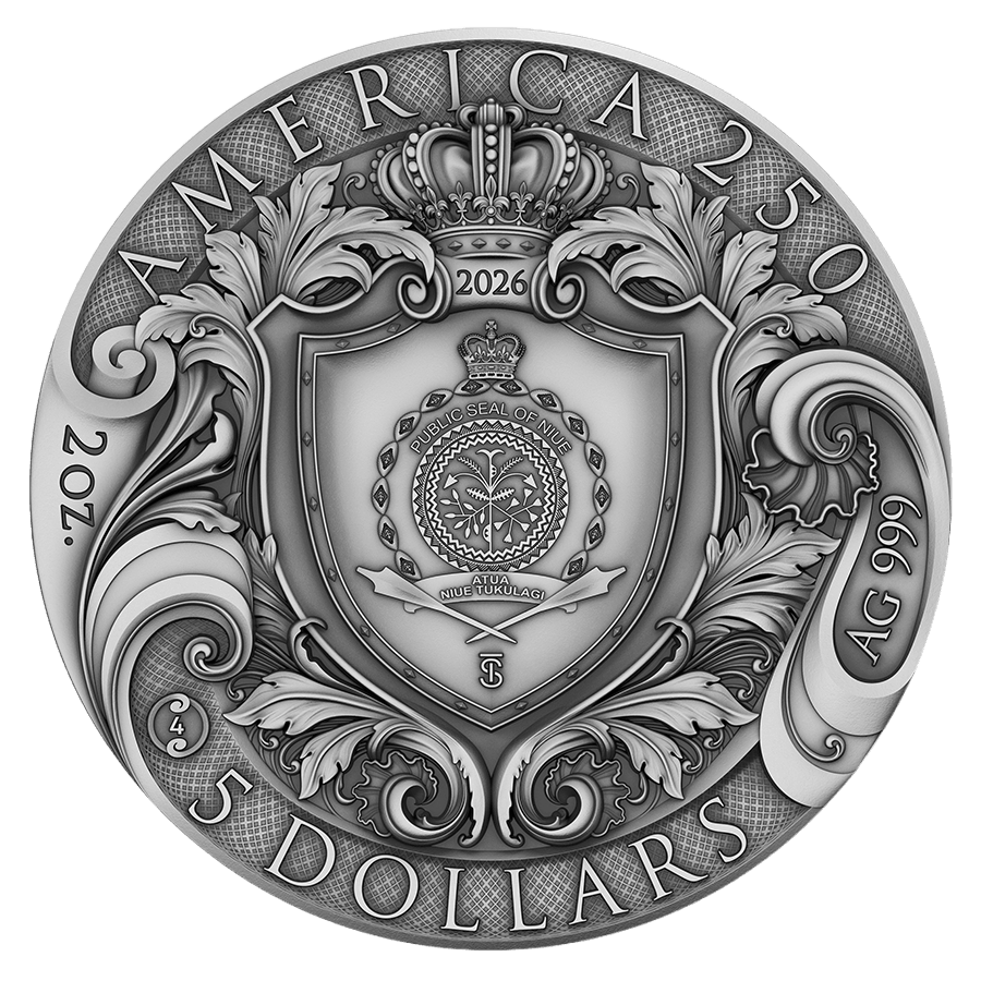 2 ounce Silver Coin - America 250 thumbnail 2