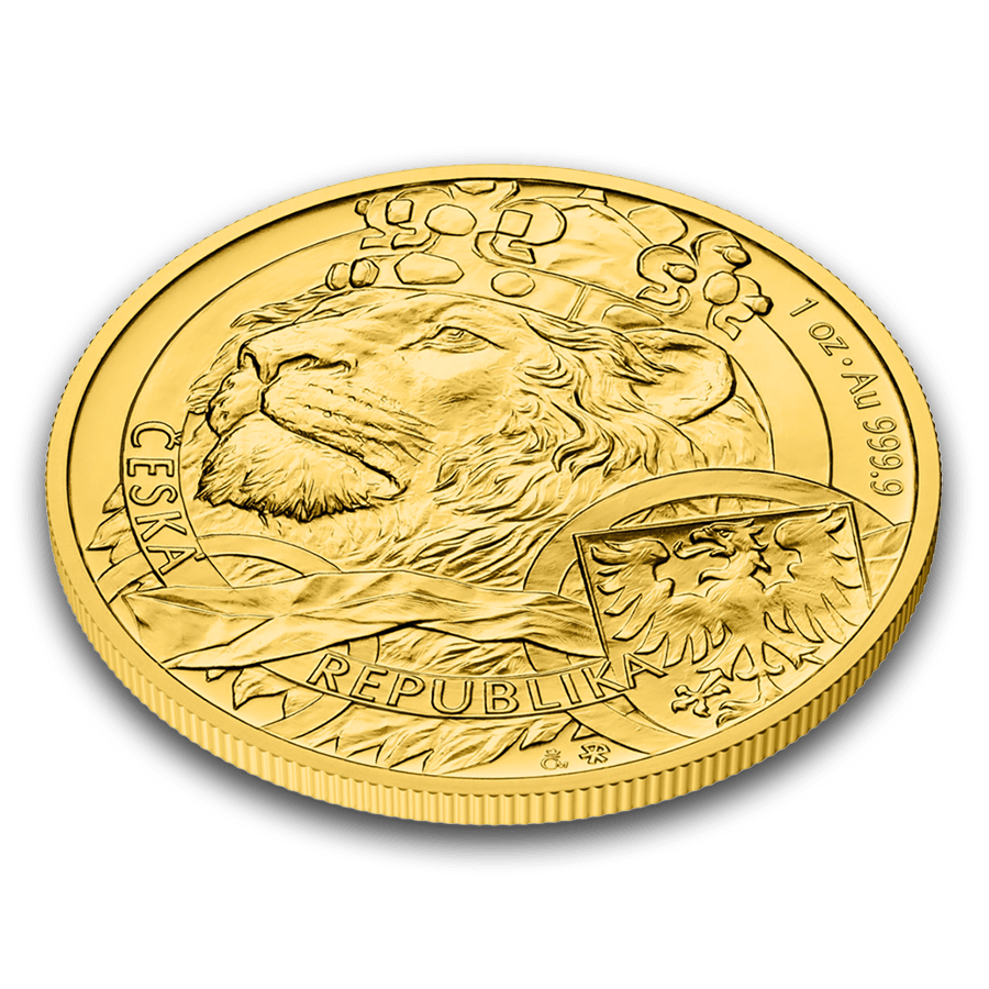 1 ounce Gold Coin - Czech Lion 2025 thumbnail 3