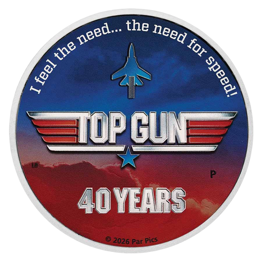 1 ounce Silver Coin - 40 years of Top Gun Coloured — photo 1