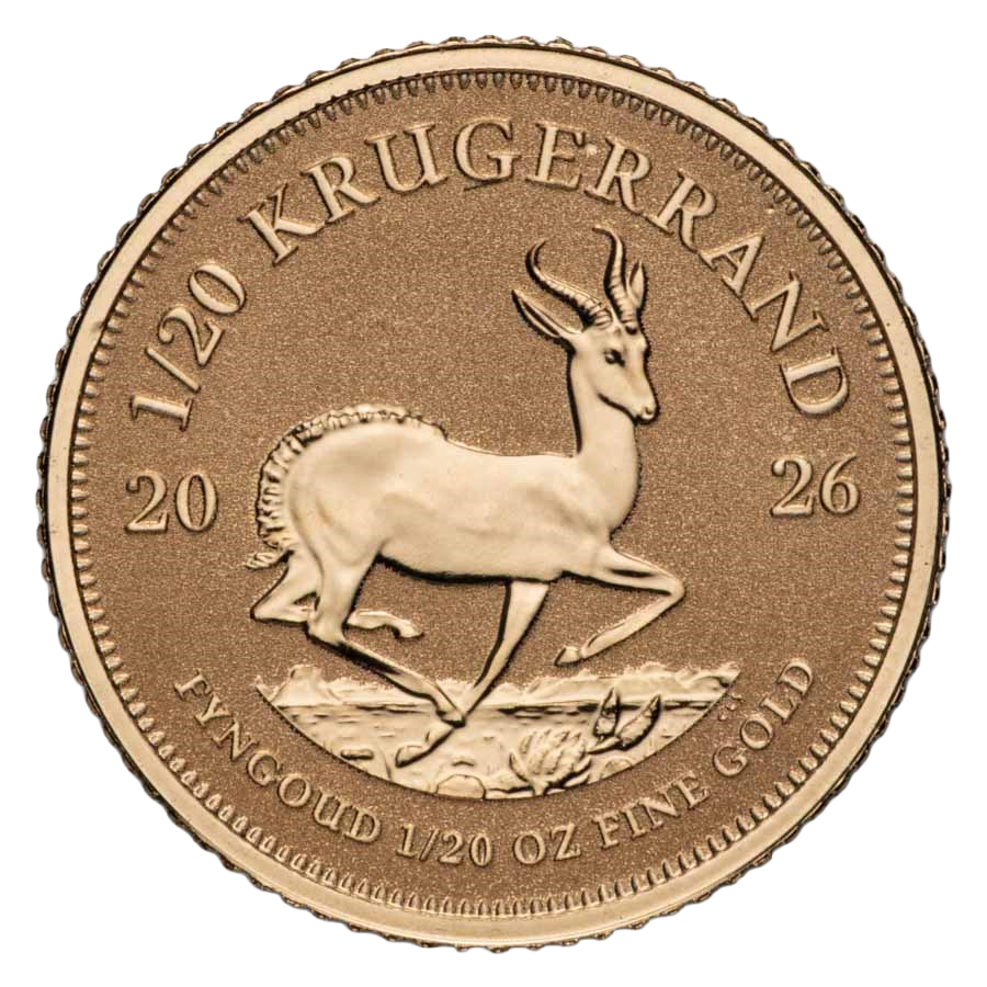  4 Coin Gold Set - Krugerrand Reverse Fractional 2026 thumbnail 4