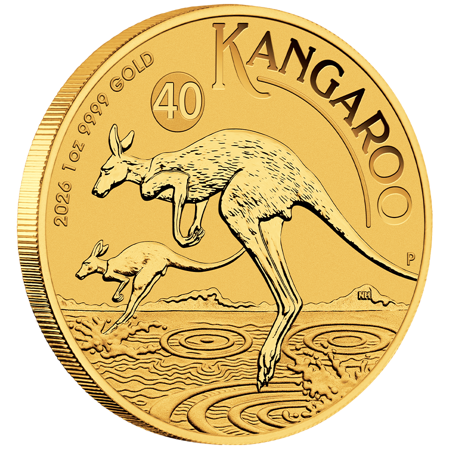 1 ounce Gold Coin - Australia Kangaroo 2026 thumbnail 3