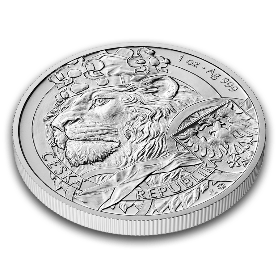 1 ounce Silver Coin - Czech Lion 2025 thumbnail 3