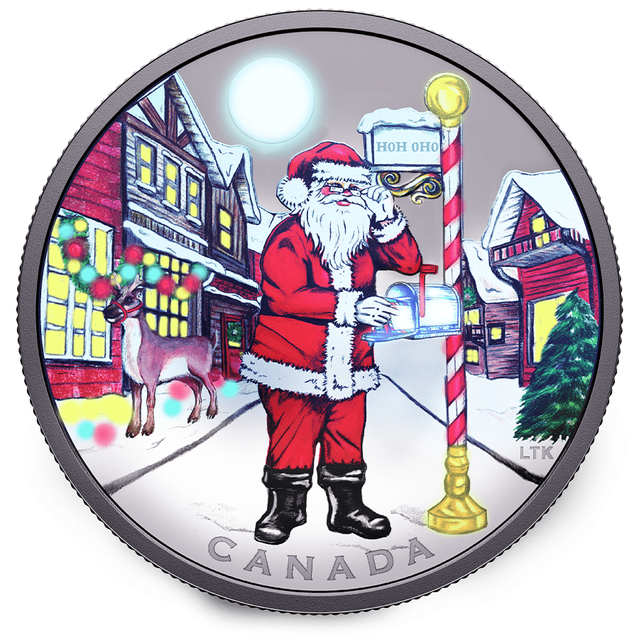 1 ounce Silver Coin - Dear Santa thumbnail 4