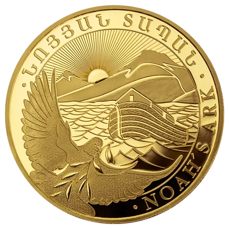 1 gram Gold Coin - Armenia Noah's Ark 2026 thumbnail 3
