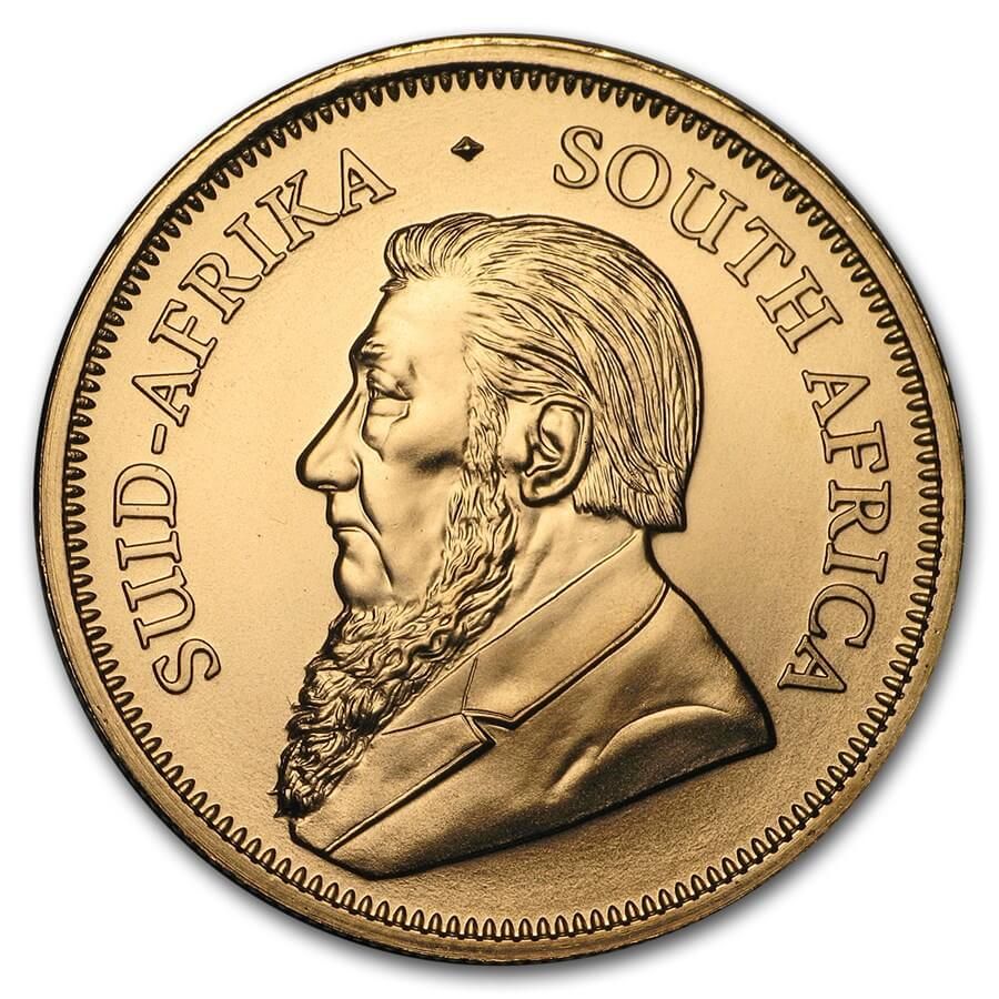 1 ounce Gold Coin - Krugerrand Mixed Years thumbnail 2