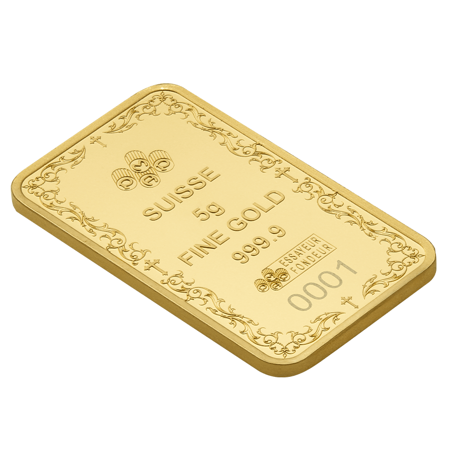 5 gram Gold Bar - Christian Cross thumbnail 8