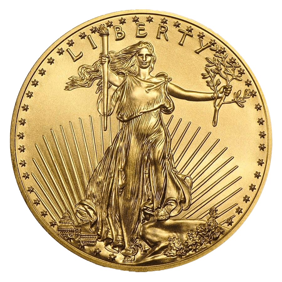 1 ounce Gold Coin - American Eagle BU - Mixed Years — photo 1