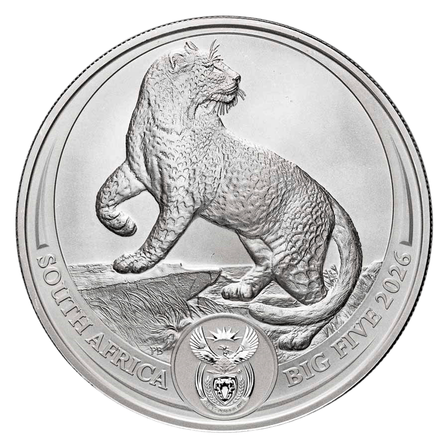 1 ounce Silver Coin - South Africa Big Five Leopard 2026 — photo 1