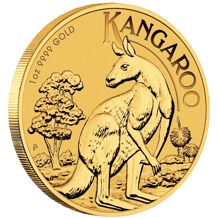 1 ounce Gold Coin - Perth Mint Kangaroo - Mixed Years thumbnail 3