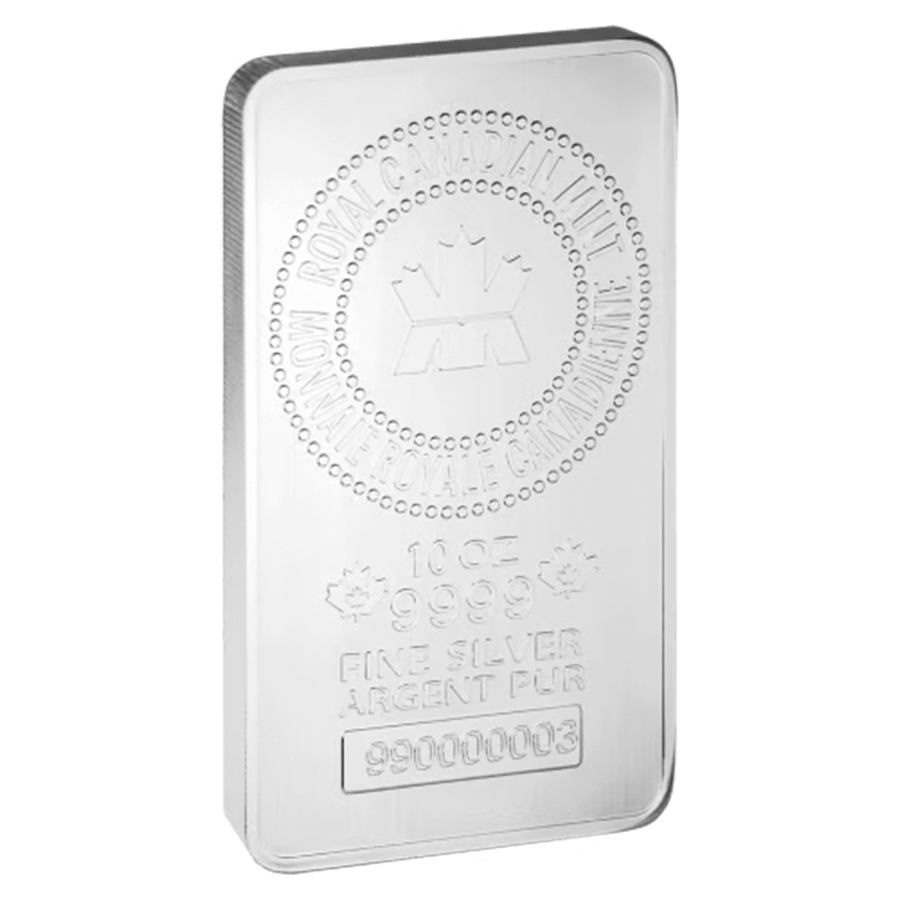 10 ounce Silver Bar - Royal Canadian Mint thumbnail 3