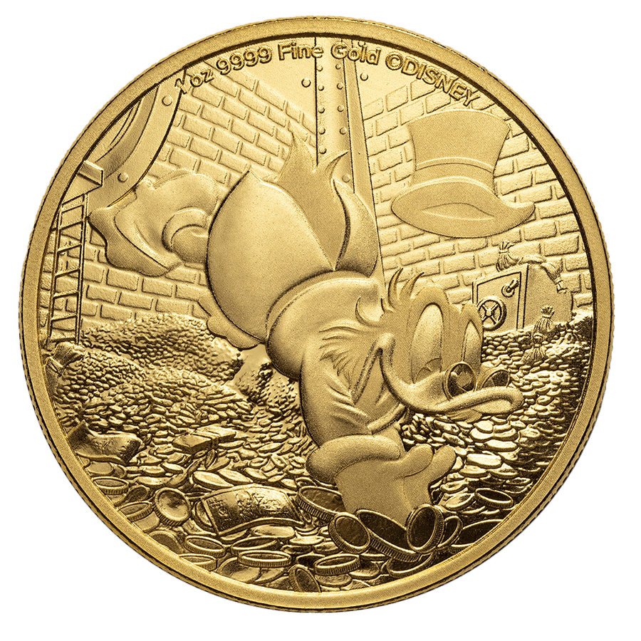 1 ounce Gold Coin - Disney Scrooge McDuck 2025 thumbnail 3