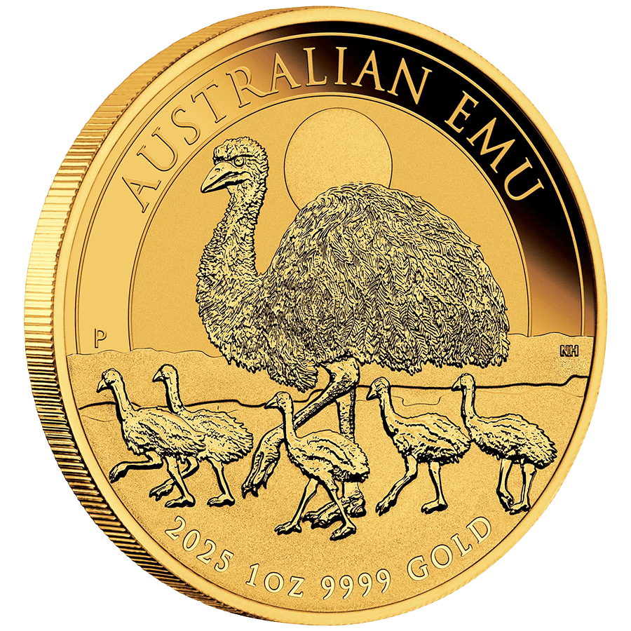 1 ounce Gold Coin - Australian Emu 2025 thumbnail 3