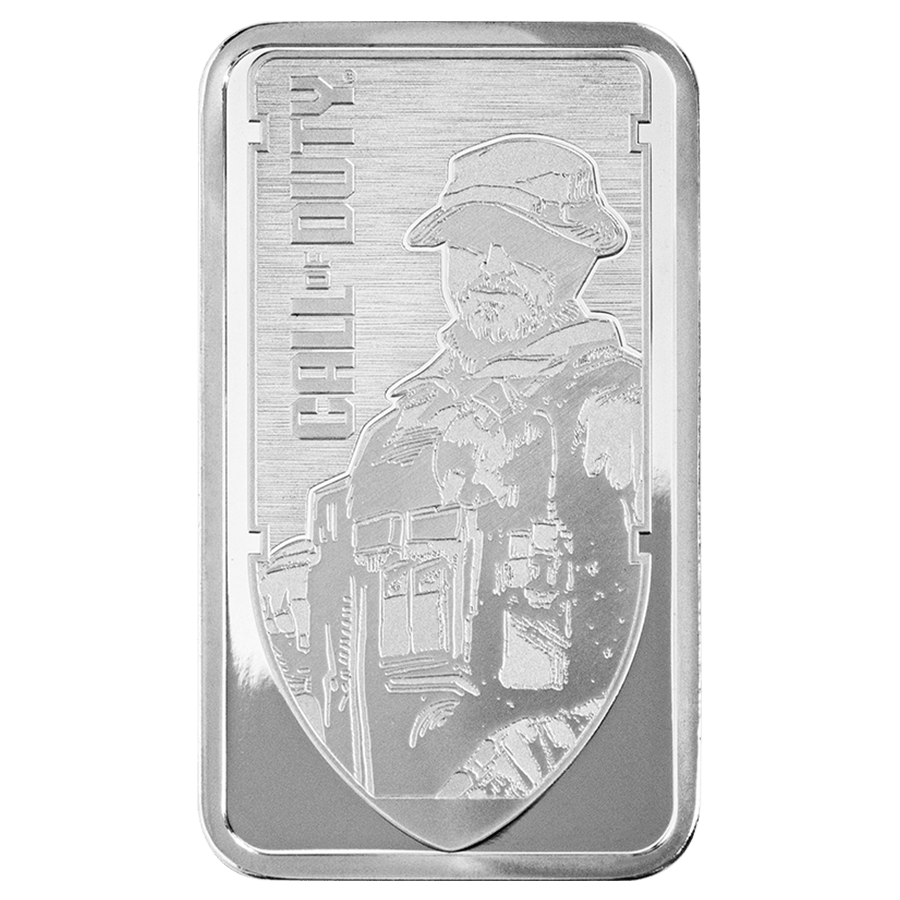 1 ounce Silver Bar - Call of Duty (with frame) thumbnail 5